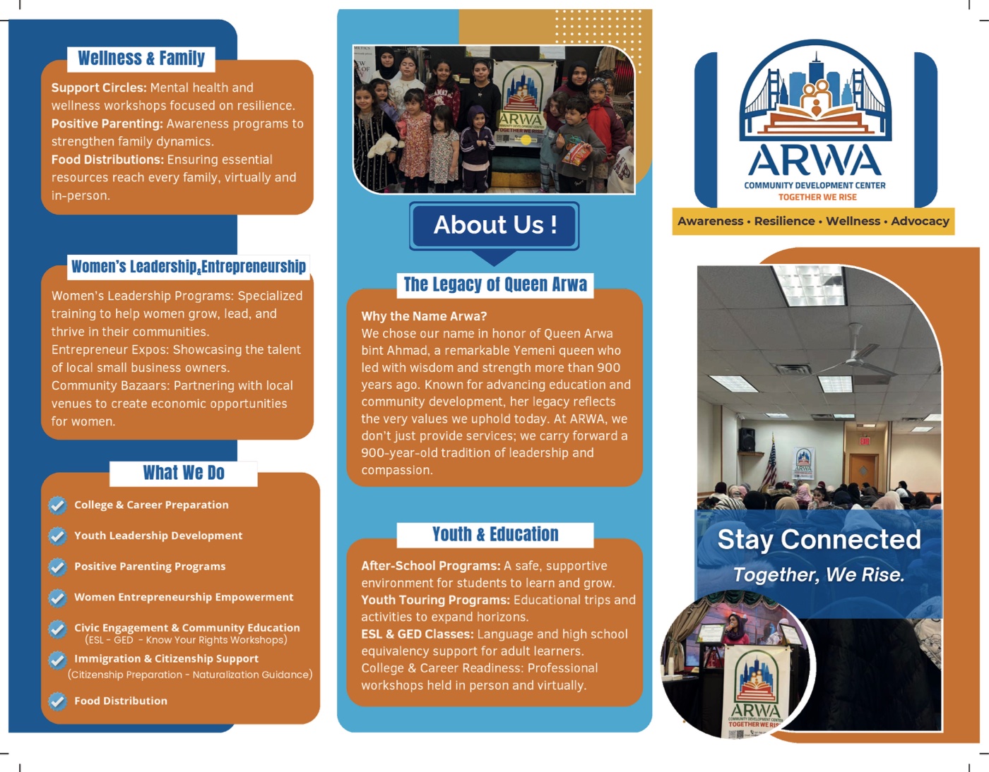 ARWA Community Development Center brochure by AAZAL